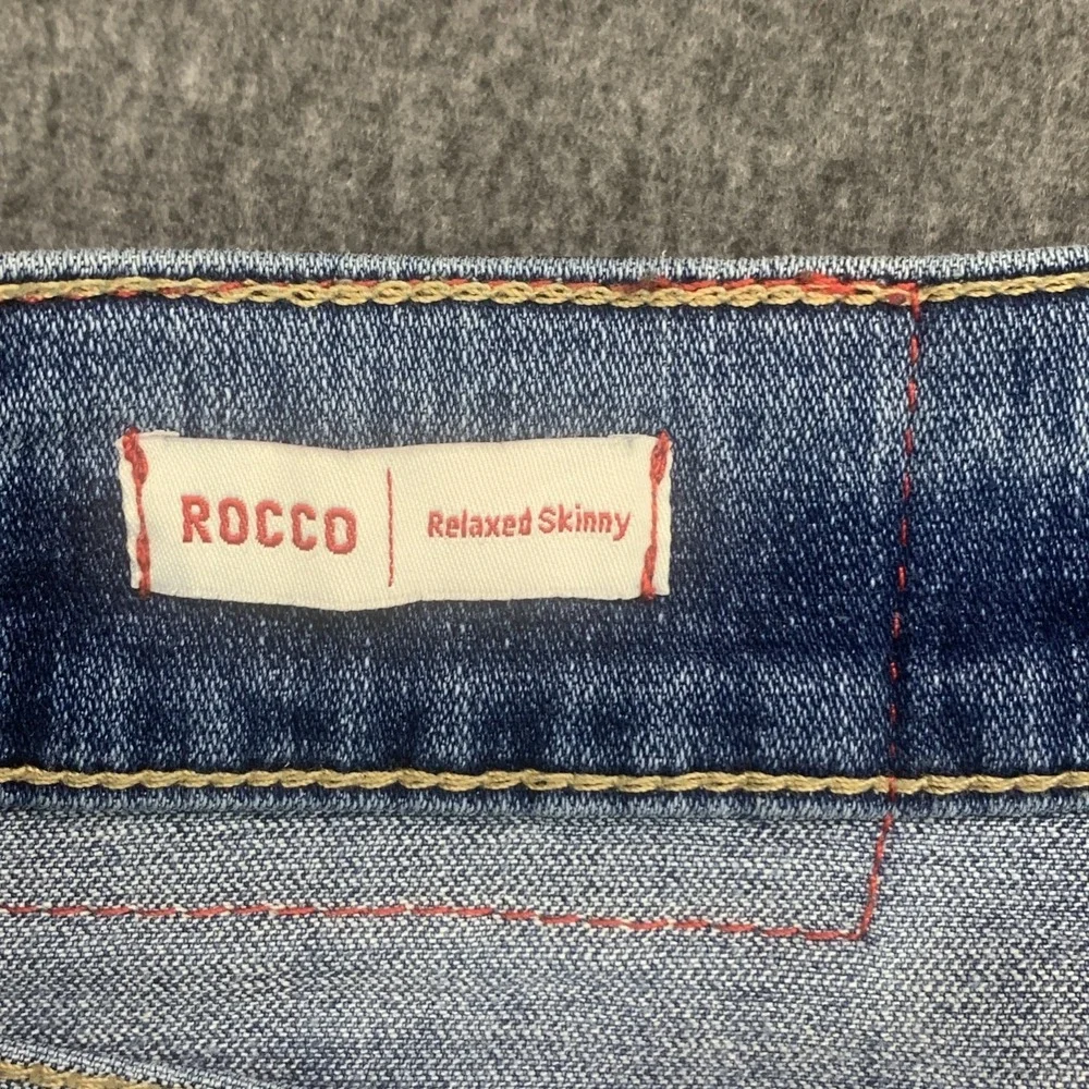 True Religion ROCCO Relaxed Skinny Women's Denim Blue Jeans - Size 31